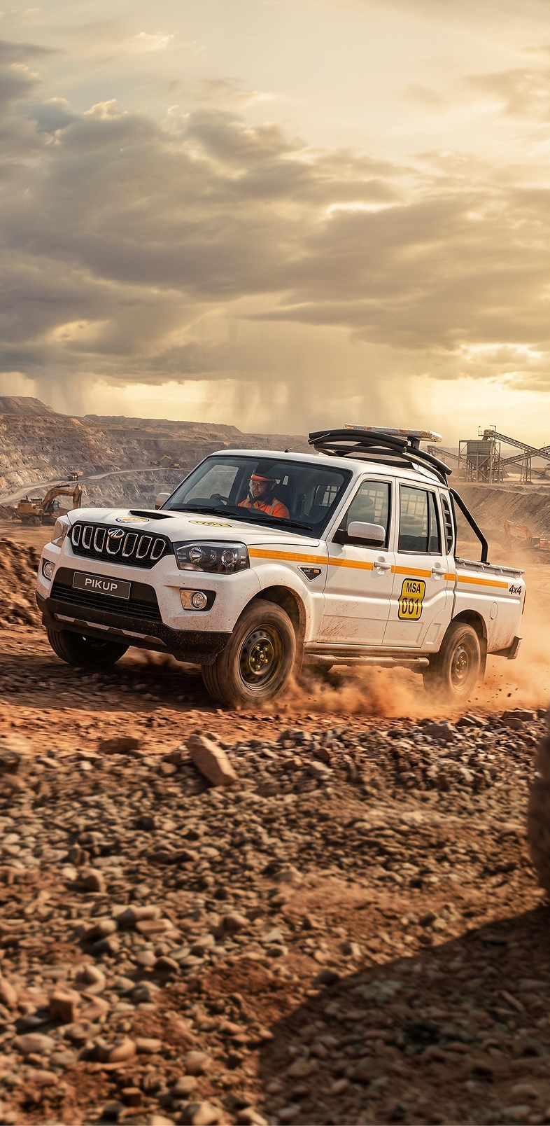 Mahindra S6 Mining Pik Up hero