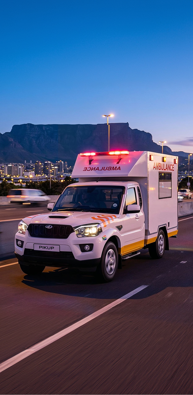 Mahindra S6 Ambulance Pik Up hero