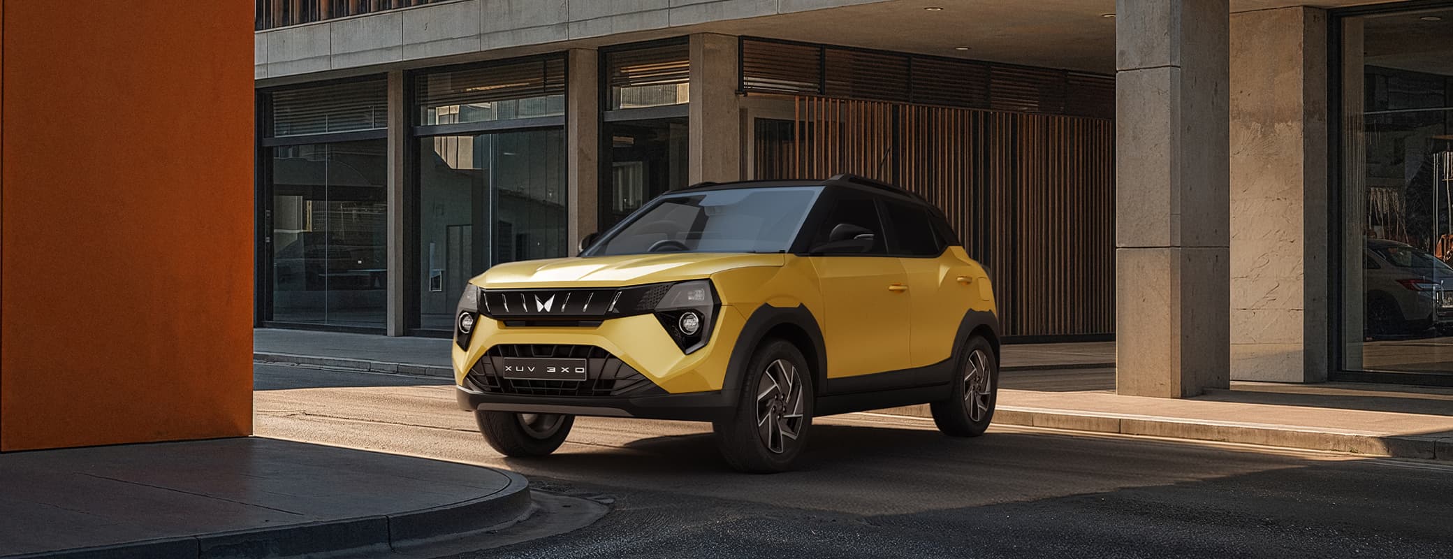 XUV 3XO Citrine Yellow Black