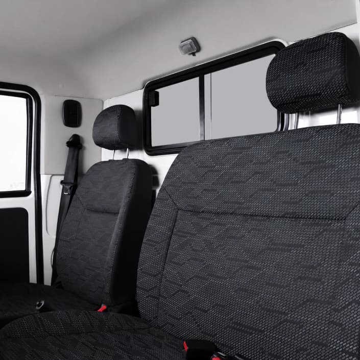 Mahindra Bolero MaXX driver and two-passenger cab