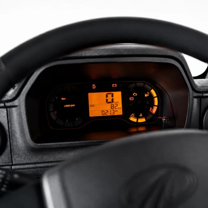 Mahindra Bolero MaXX with ABS and power steering on the road