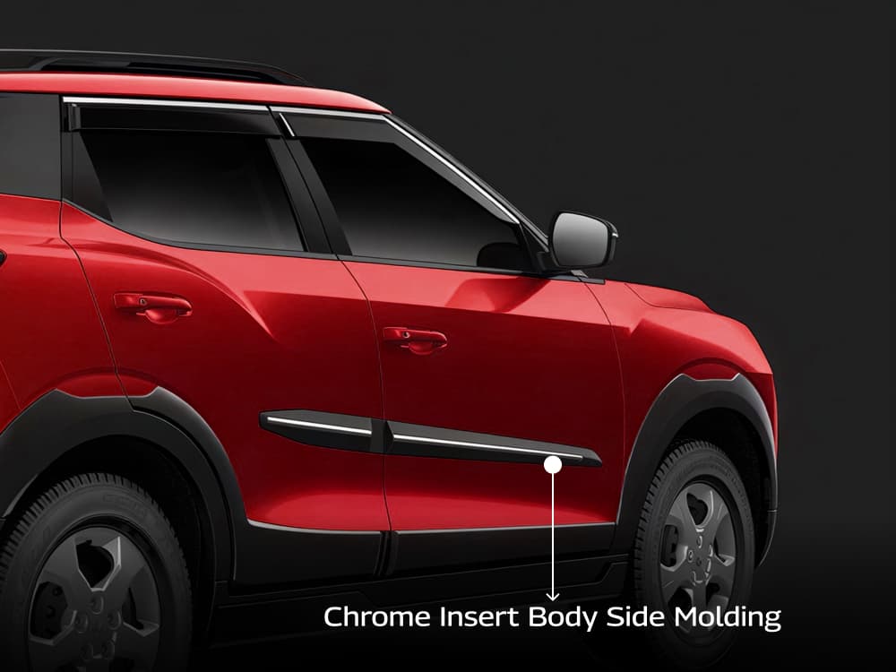 CHROME INSERT BODY SIDE MOLDING SET