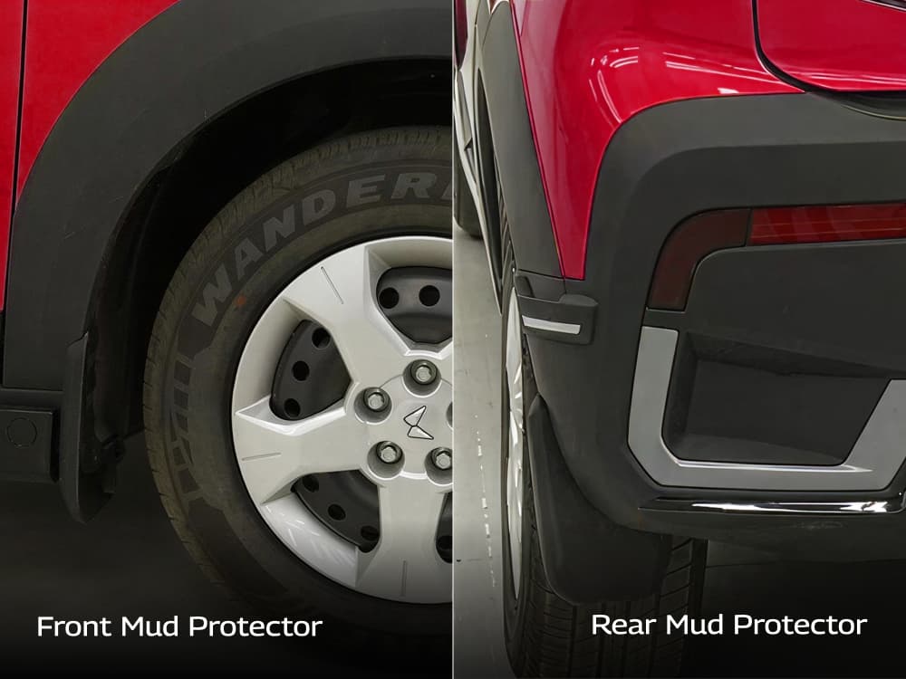 FRONT AND REAR MUD PROTECTOR SET