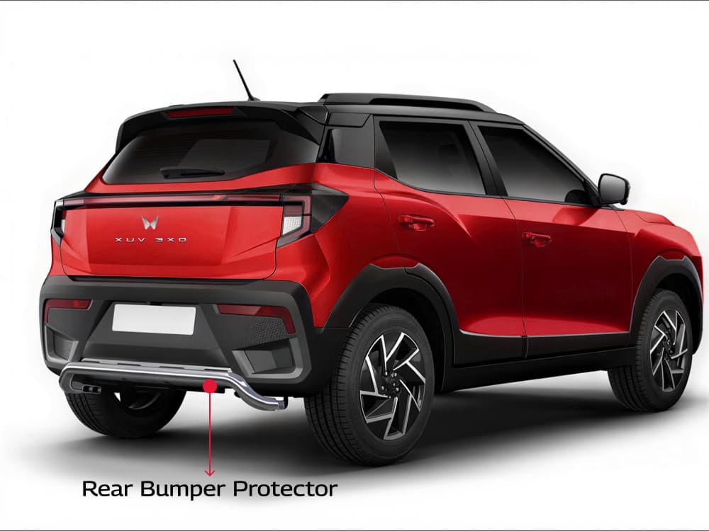 REAR BUMPER PROTECTOR STAINLESS STEEL