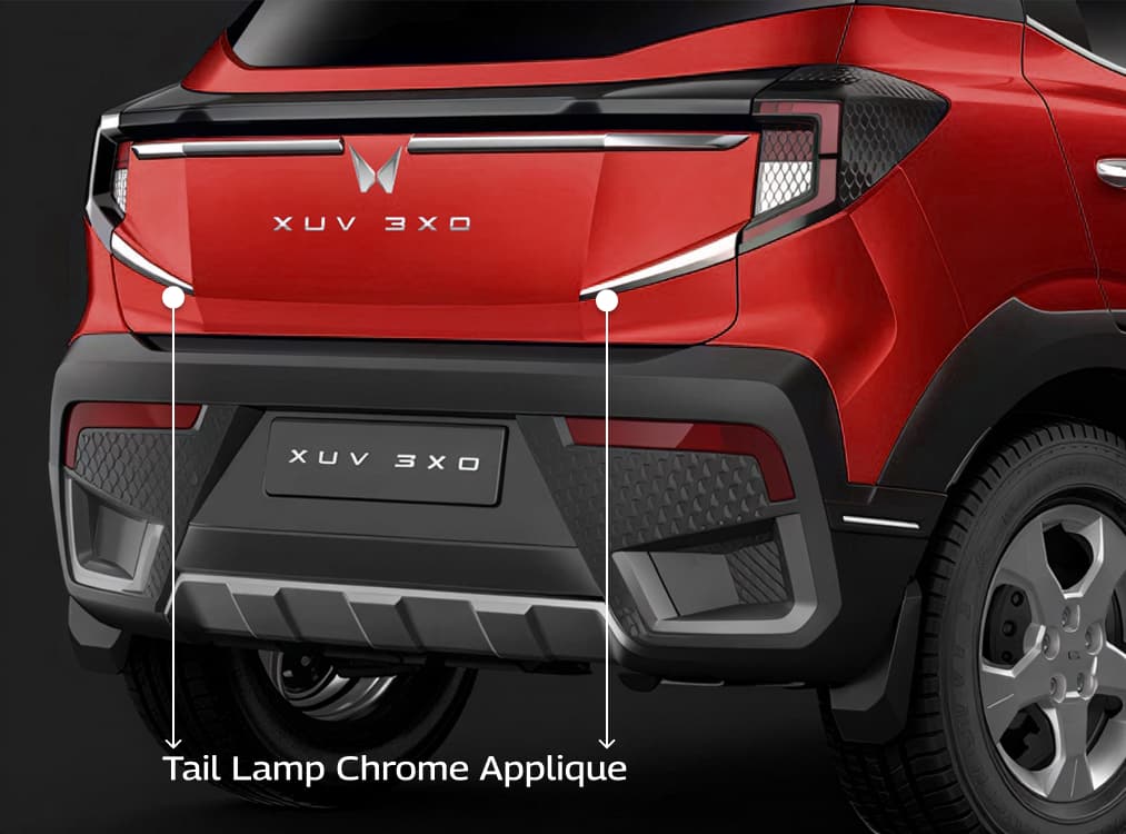 TAIL LAMP CHROME APPLIQUE