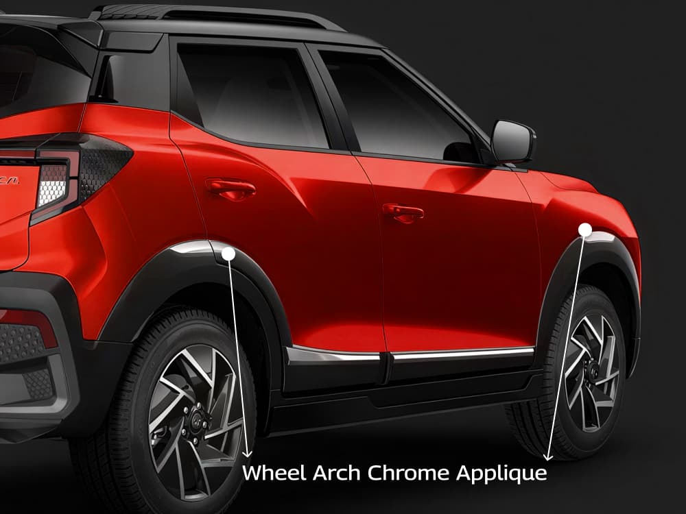 WHEEL ARCH CHROME APPLIQUE