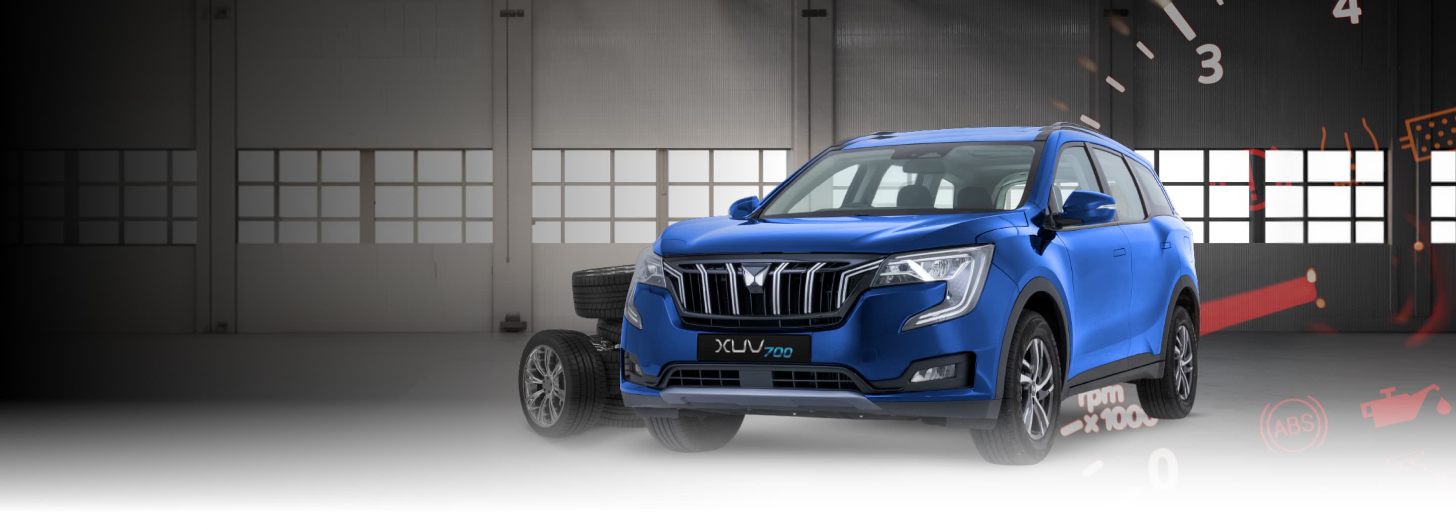Mahindra vehicle in a workshop — the start of a lasting relationship